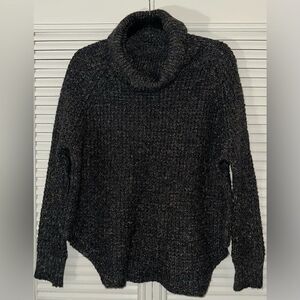 Free People Women's Dylan Wool Linen Blend Cowl Neck Sweater Size XS‎ *FLAW*
